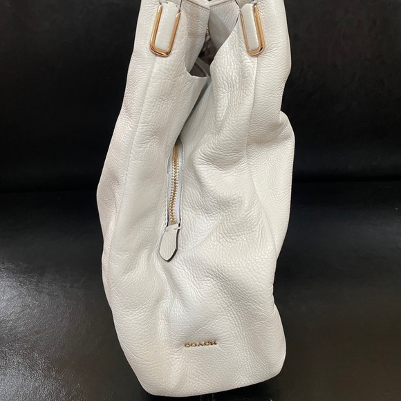Coach Madison Phoebe Ivory Leather Shoulder Bag - Picture 8 of 8